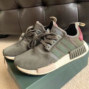 Adidas NMD R1 Olive Green & Maroon